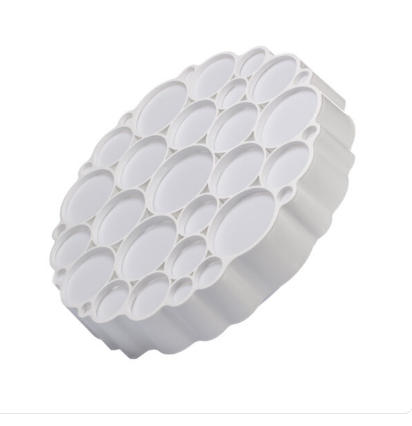 LÃ¡mpara Miel Ciculos Blanca