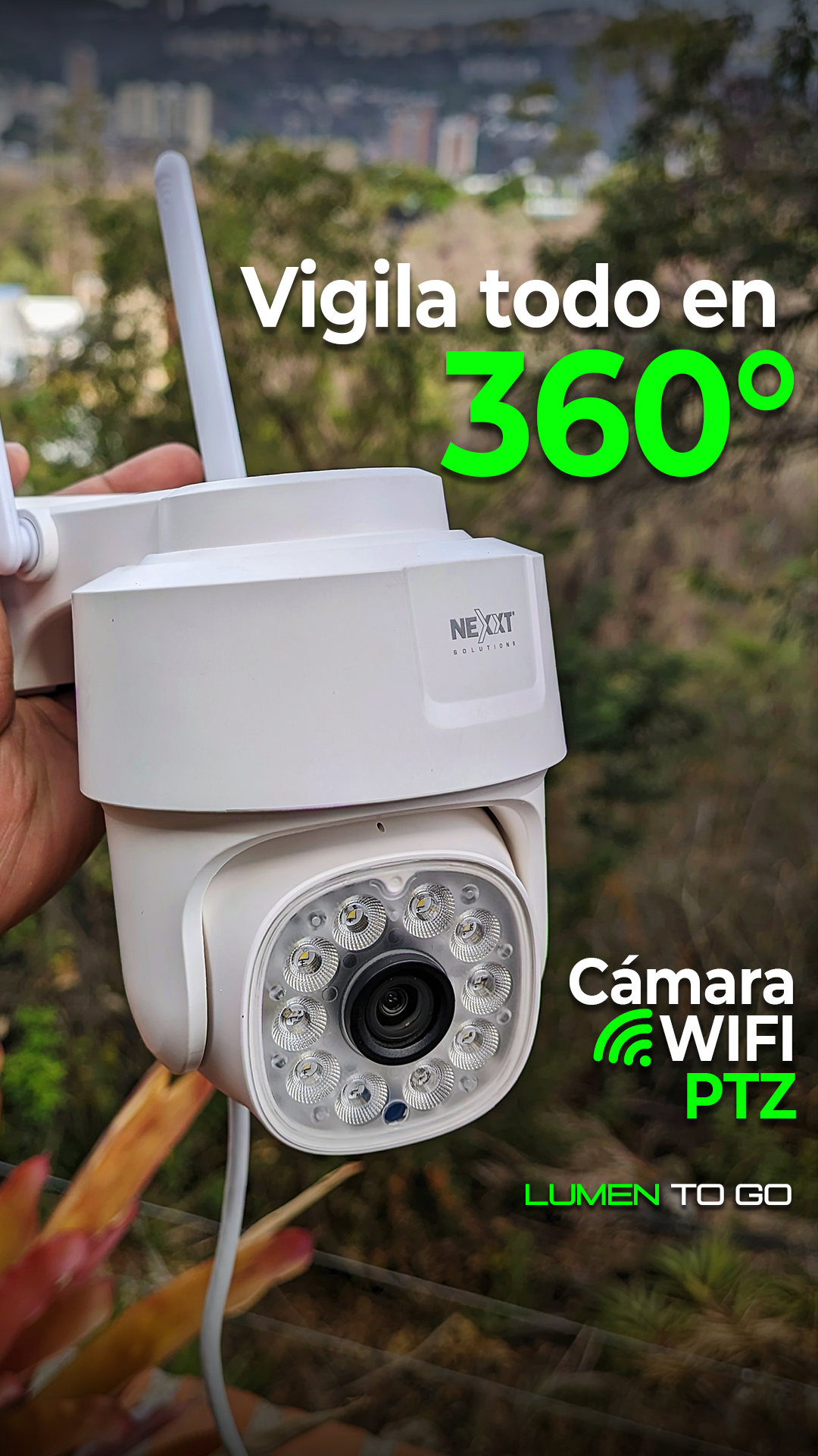 Cámara Wi-Fi PTZ 2K+5MP